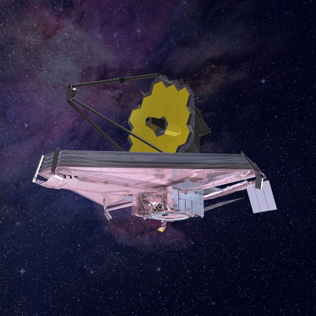 Artist's concept of NASA's James Webb Space Telescope.