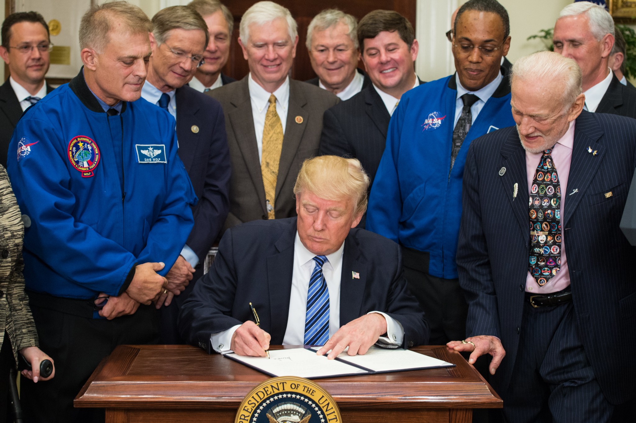 National Space Council Executive Order signing