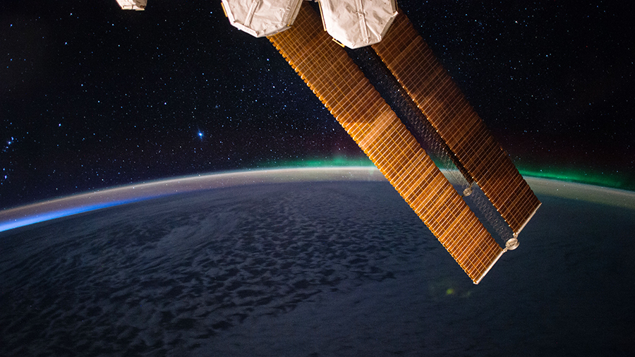 Aurora and Starry Night