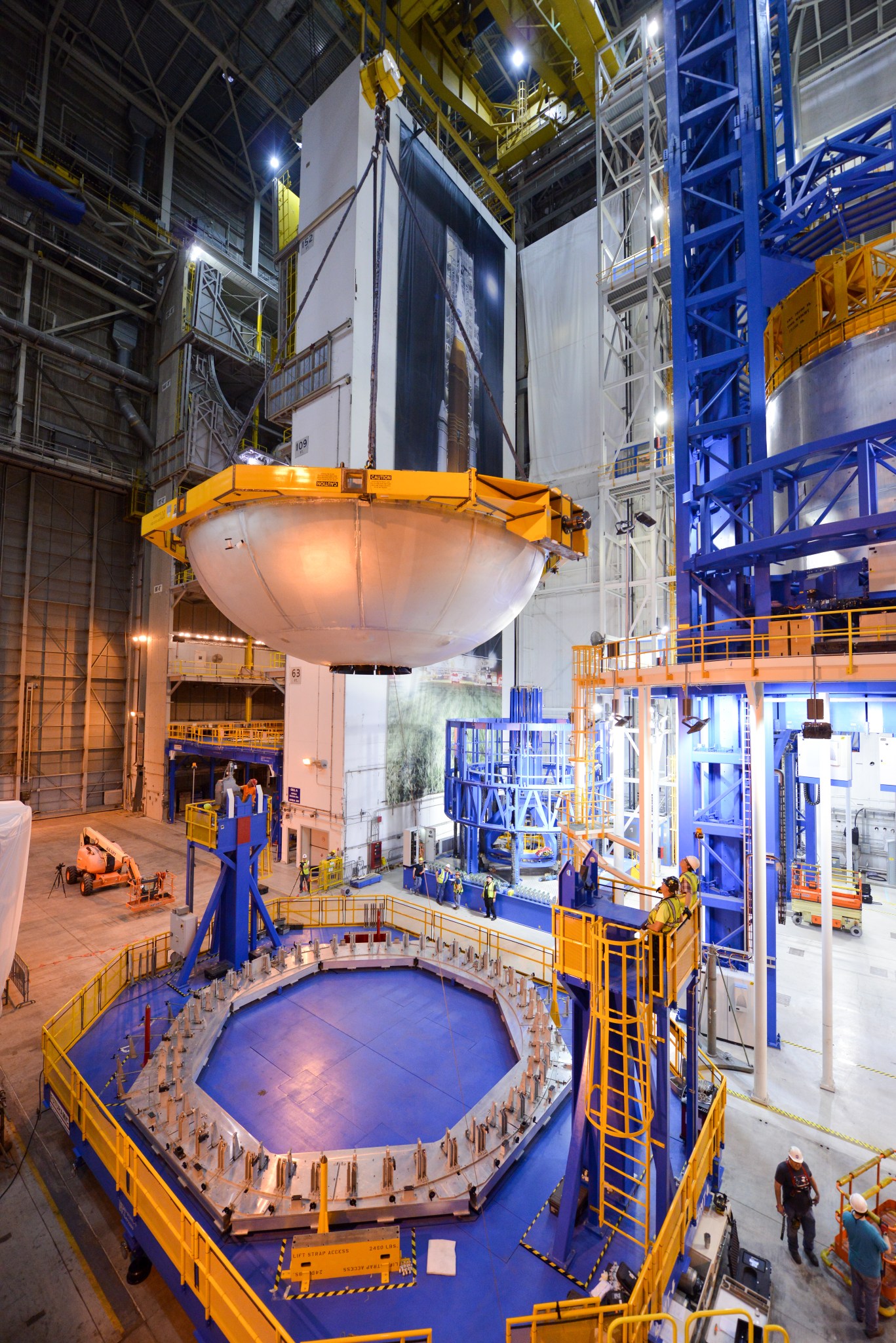 NASA Clears Liquid Oxygen Dome for Use in SLS Test Article