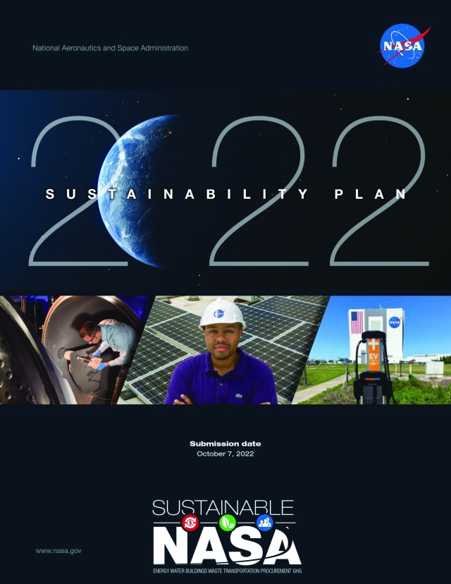 2022 NASA Sustainability Plan Cover