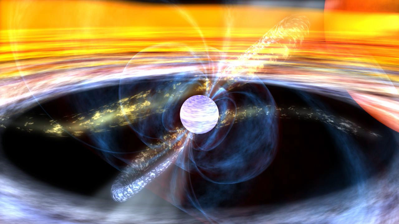 Artist's concept of a pulsar