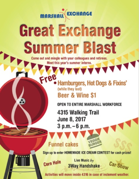 MSFC Summer Blast flyer