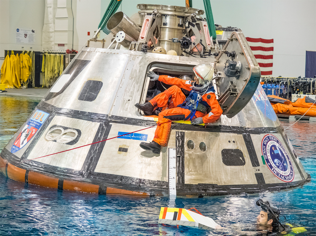 NASA Invites Media to Orion Egress Testing with Astronauts in Gulf of Mexico