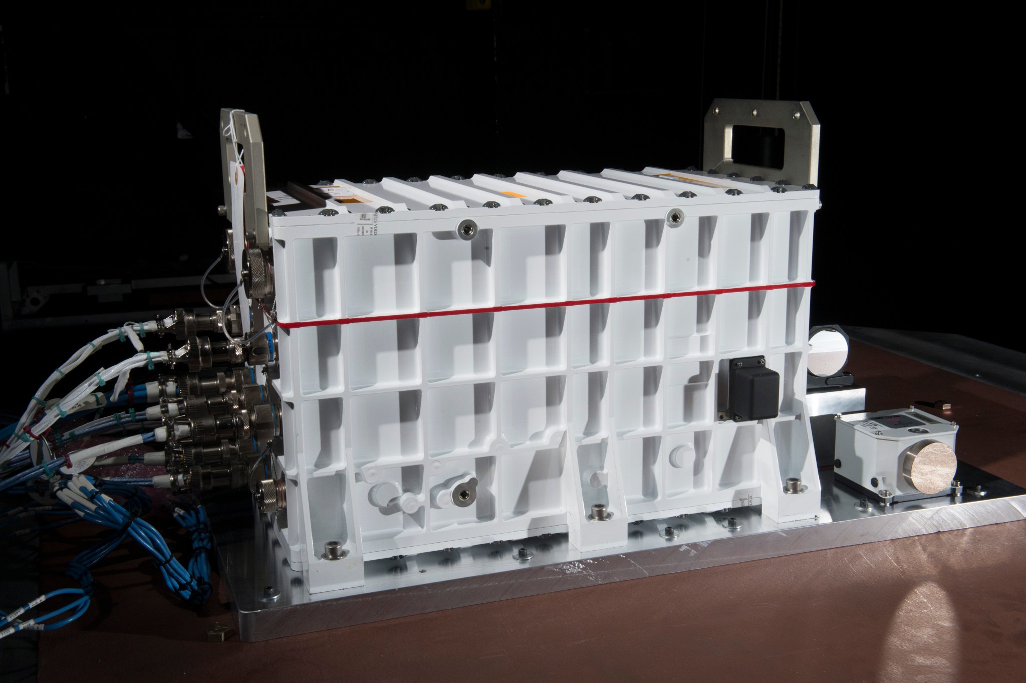 The test-ready Redundant Inertial Navigation Unit.