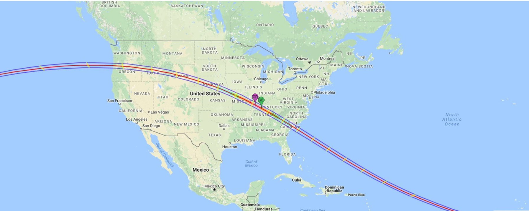 Interactive Eclipse Map
