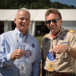 Douglas Terrier and Michael Surbaugh Exchange Patches at the Boy Scouts of America National Jamboree