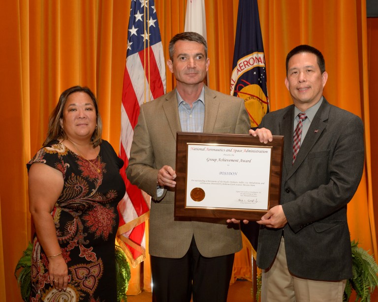 Award for POSIDON - Dan Chirica Receiving