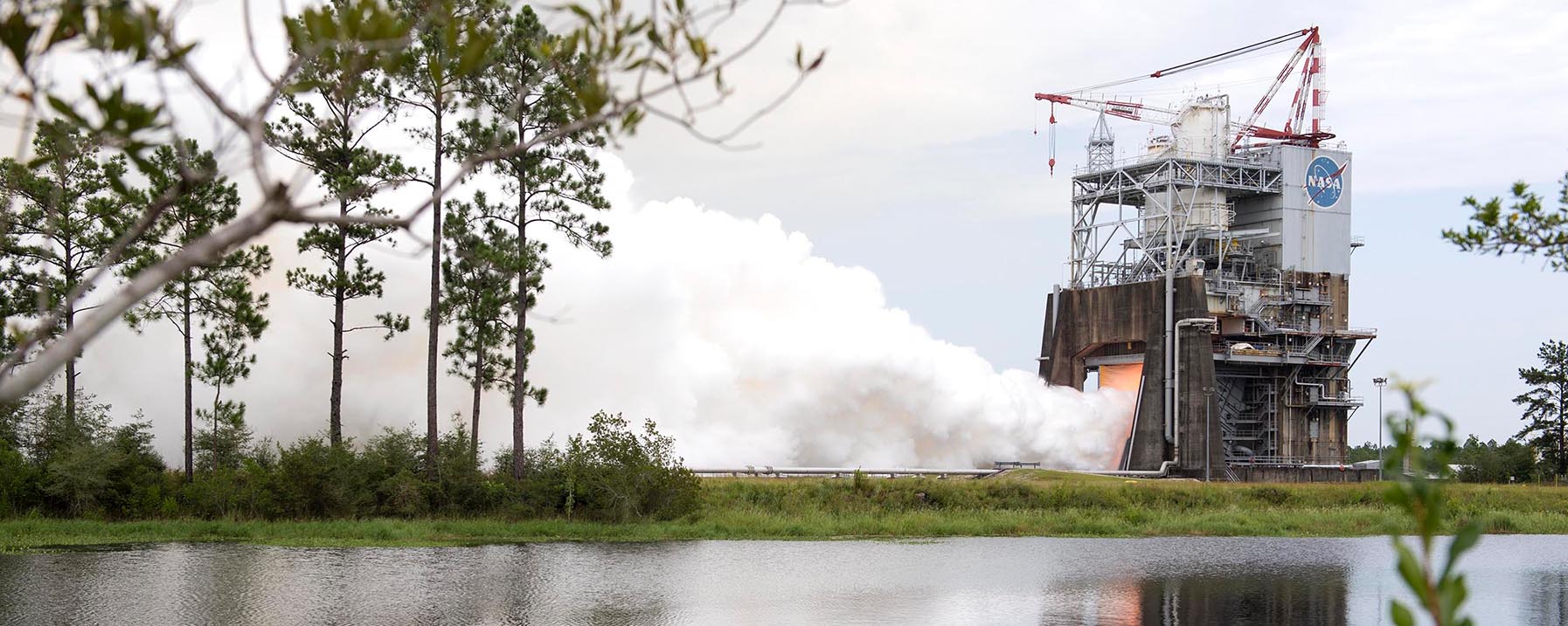 RS-25 Test at Stennis Space Center