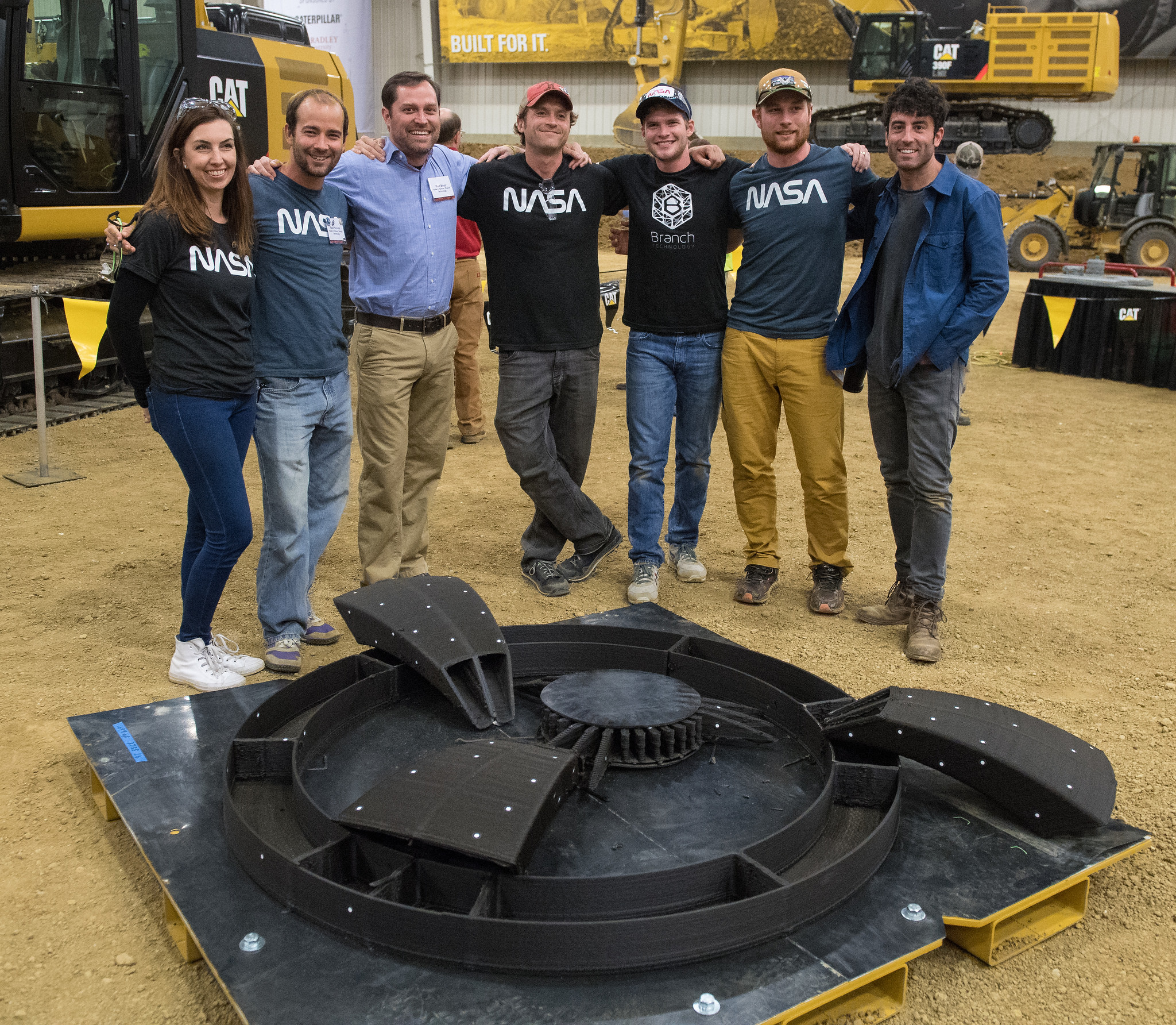 The Foster + Partners | Branch Technology team from Chattanooga, Tennessee first place at NASA’s 3D-Printed Habitat Challenge.