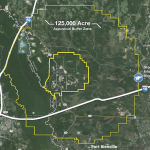 Satellite image of Stennis Buffer Zone