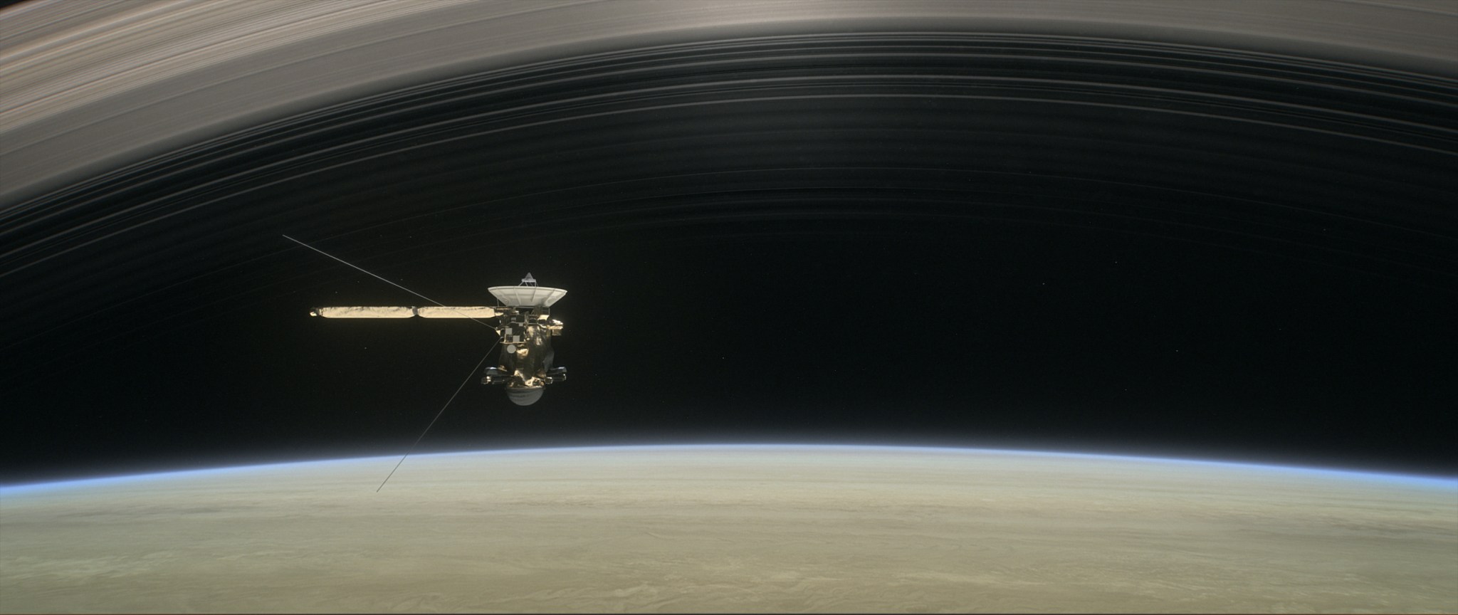 Artist's rendering of Cassini