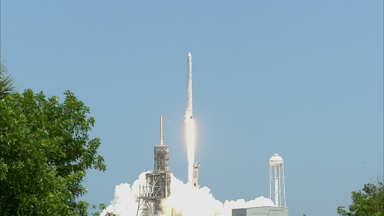 SpaceX launched its 12th resupply mission to the International Space Station from NASA's Kennedy Space Center in Florida.