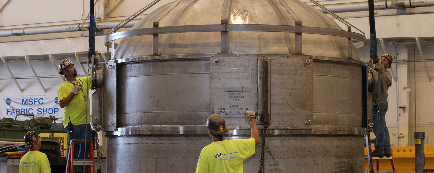 SHIIVER Tank Arrives at NASA’s Marshall Center