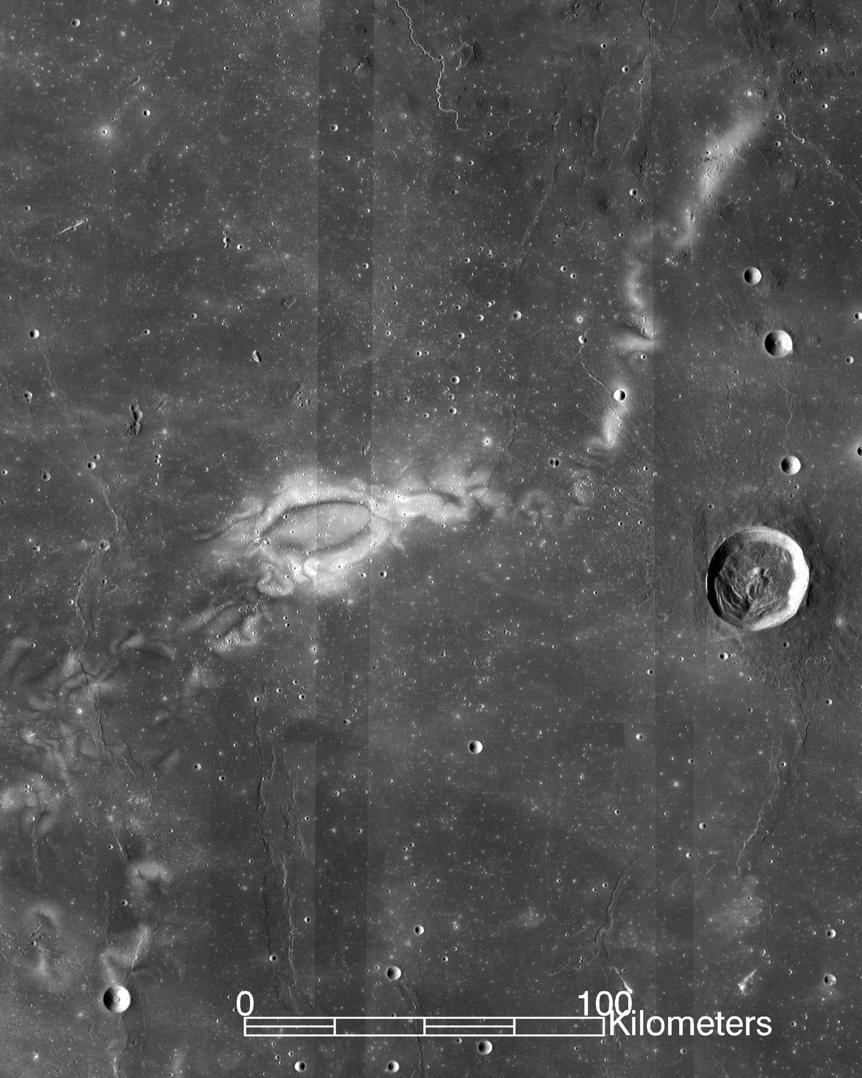 Lunar swirls are strange markings on the moon that a conceptual CubeSat mission would study. 