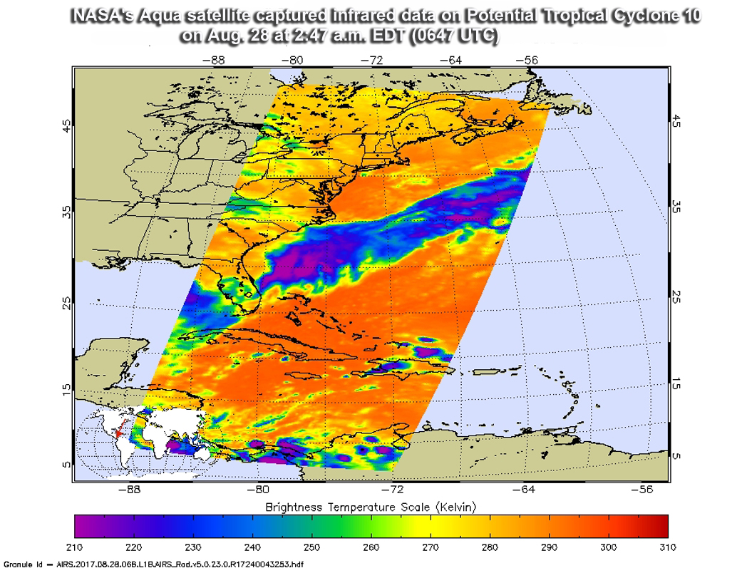 AIRS image of potential TD 10