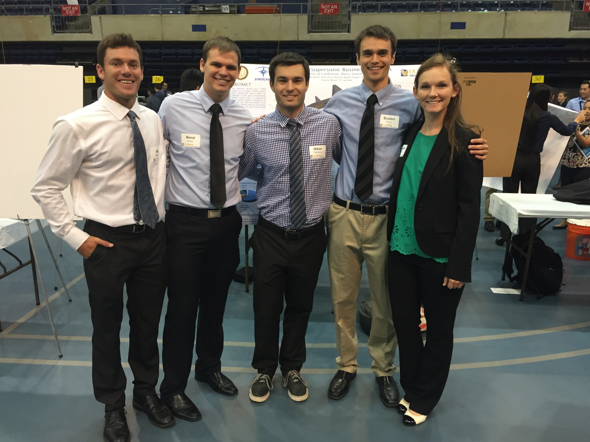 2nd Place UC Davis Sprocket Team photo.