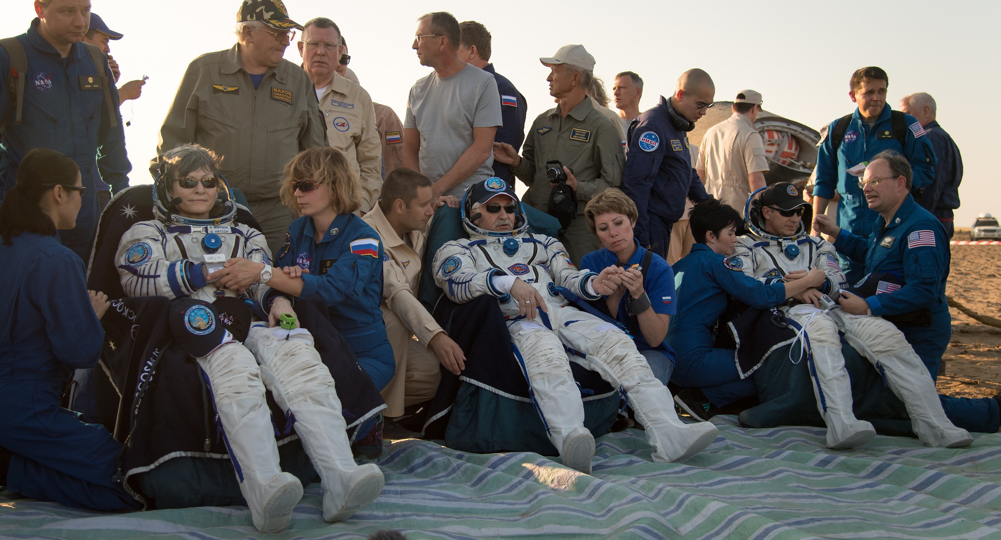 Expedition 52 crew members.