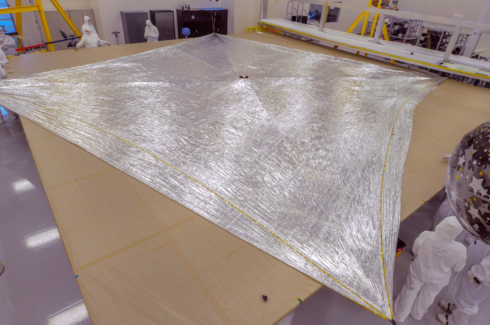 Fully Deployed NEA Scout Solar Sail