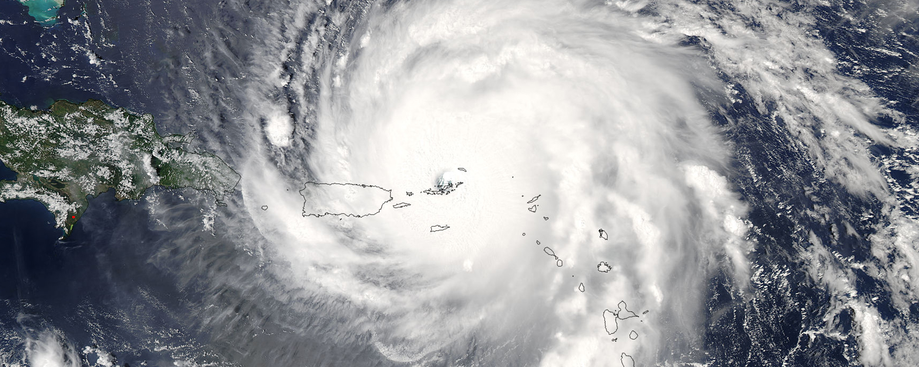 Satellite image of Hurricane Irma