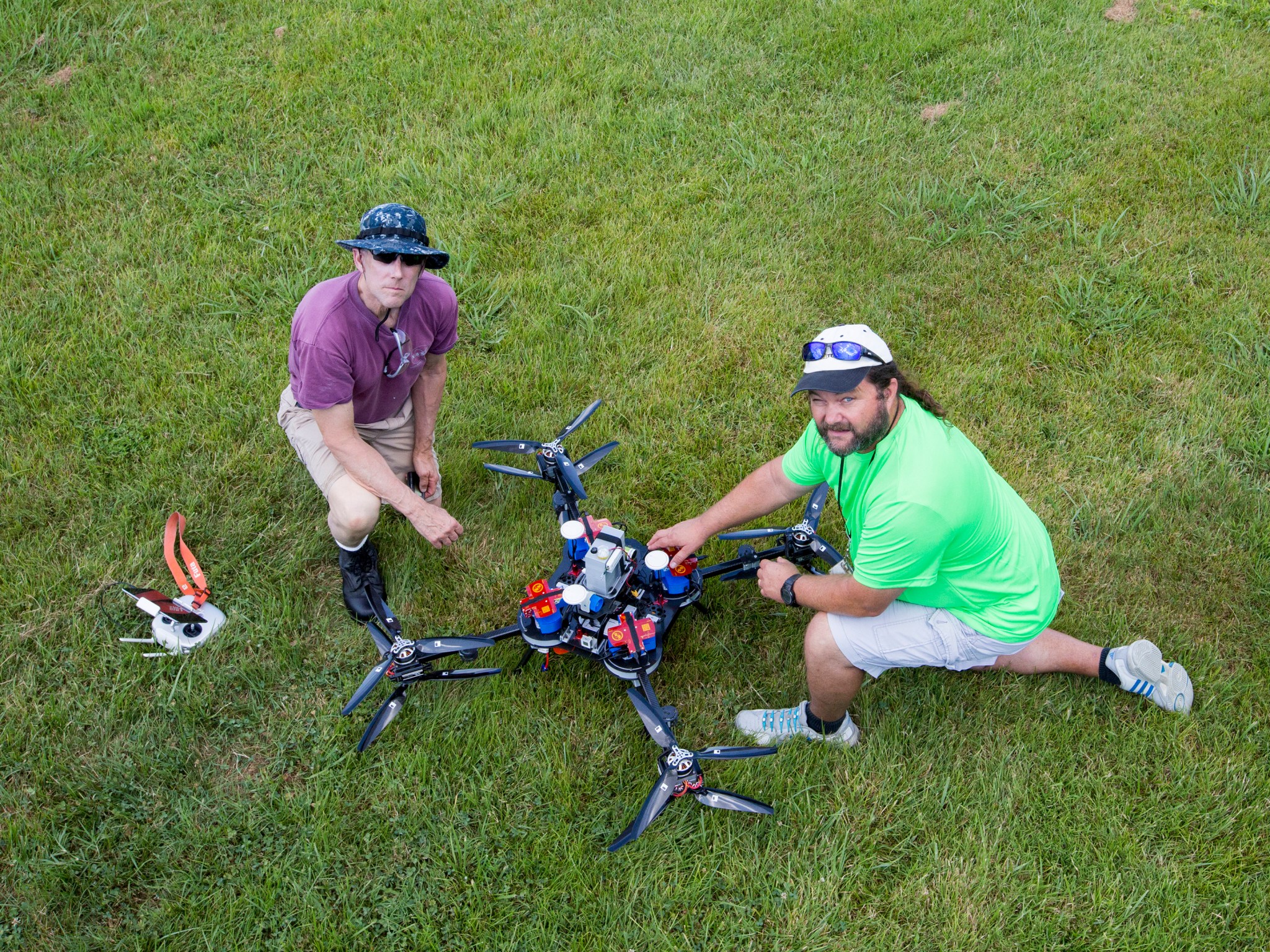 Mark Motter, left, and Eddie Adcock of Langley’s Autonomy Incubator 