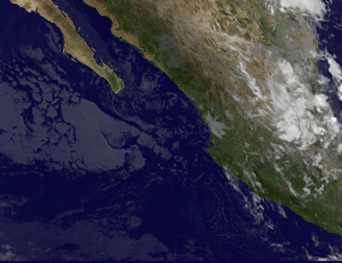 GOES-West image of Pilar