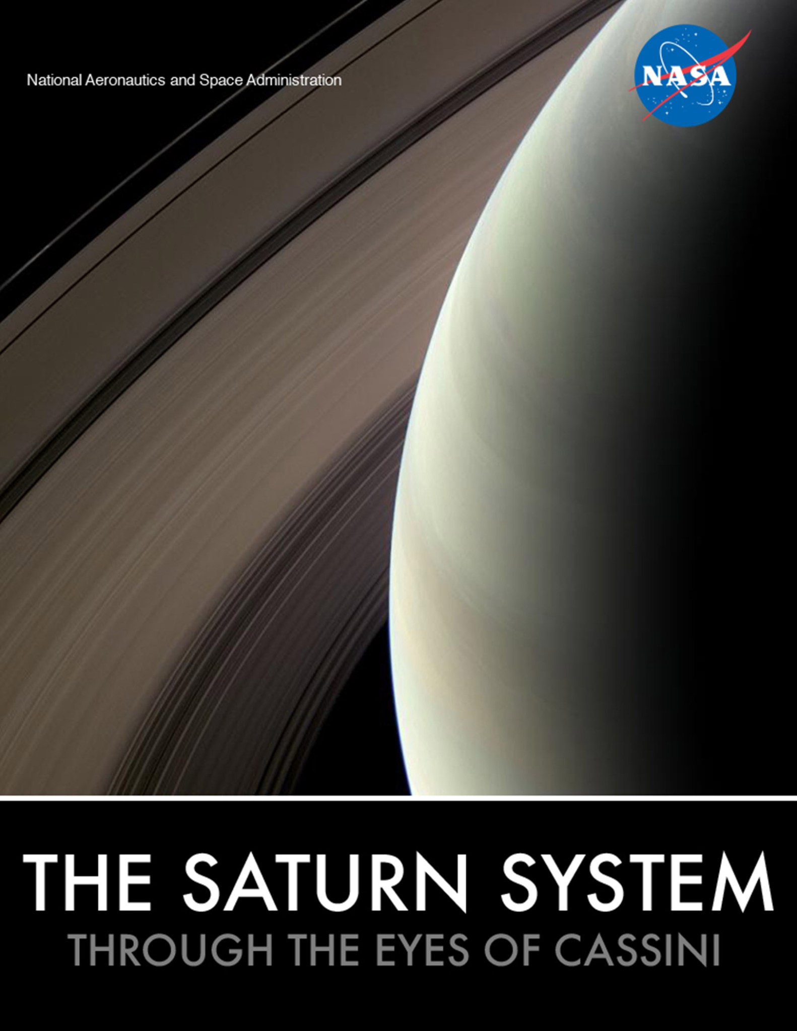Saturn System Cassini Banner