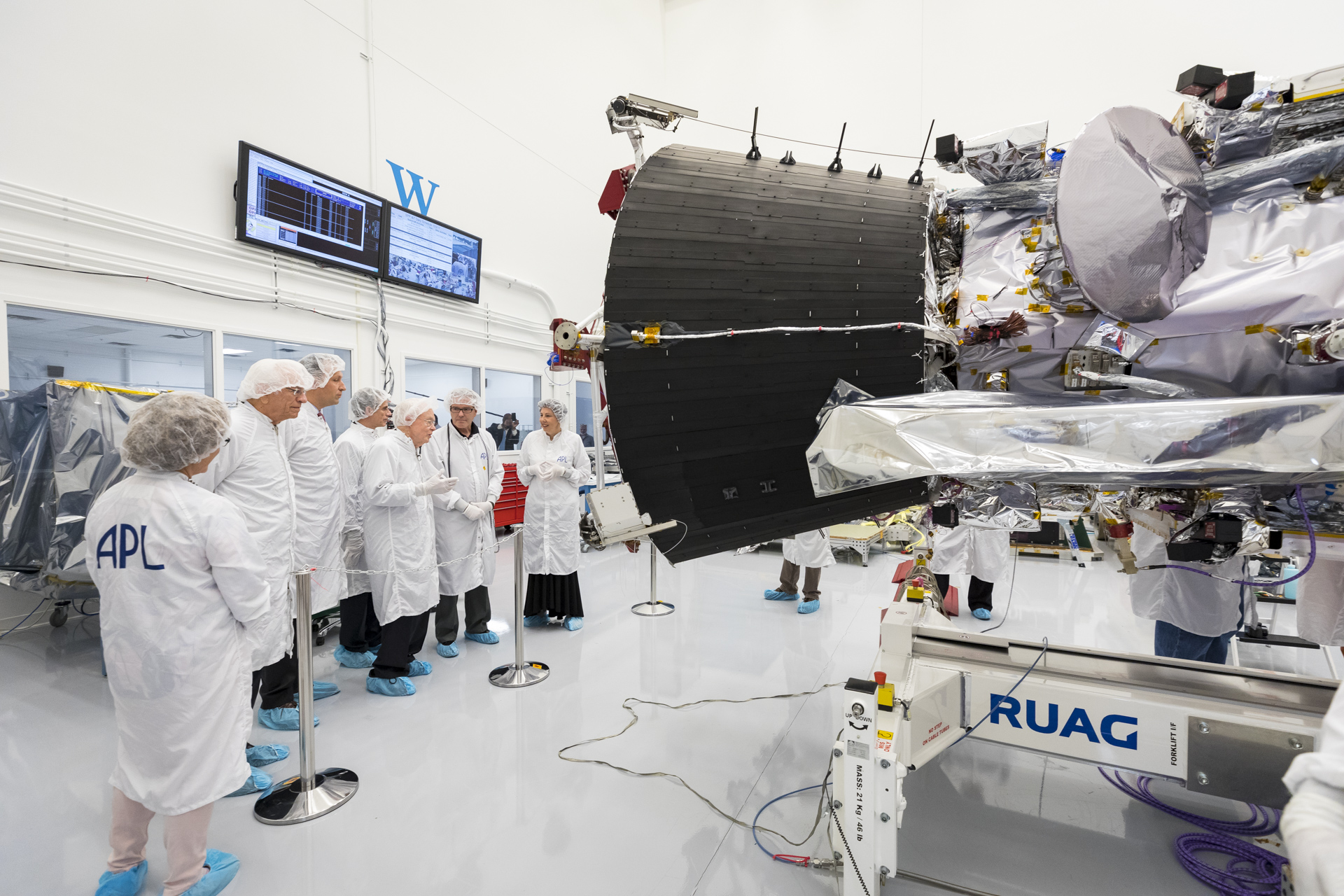 Parker Solar Probe in APL clean room