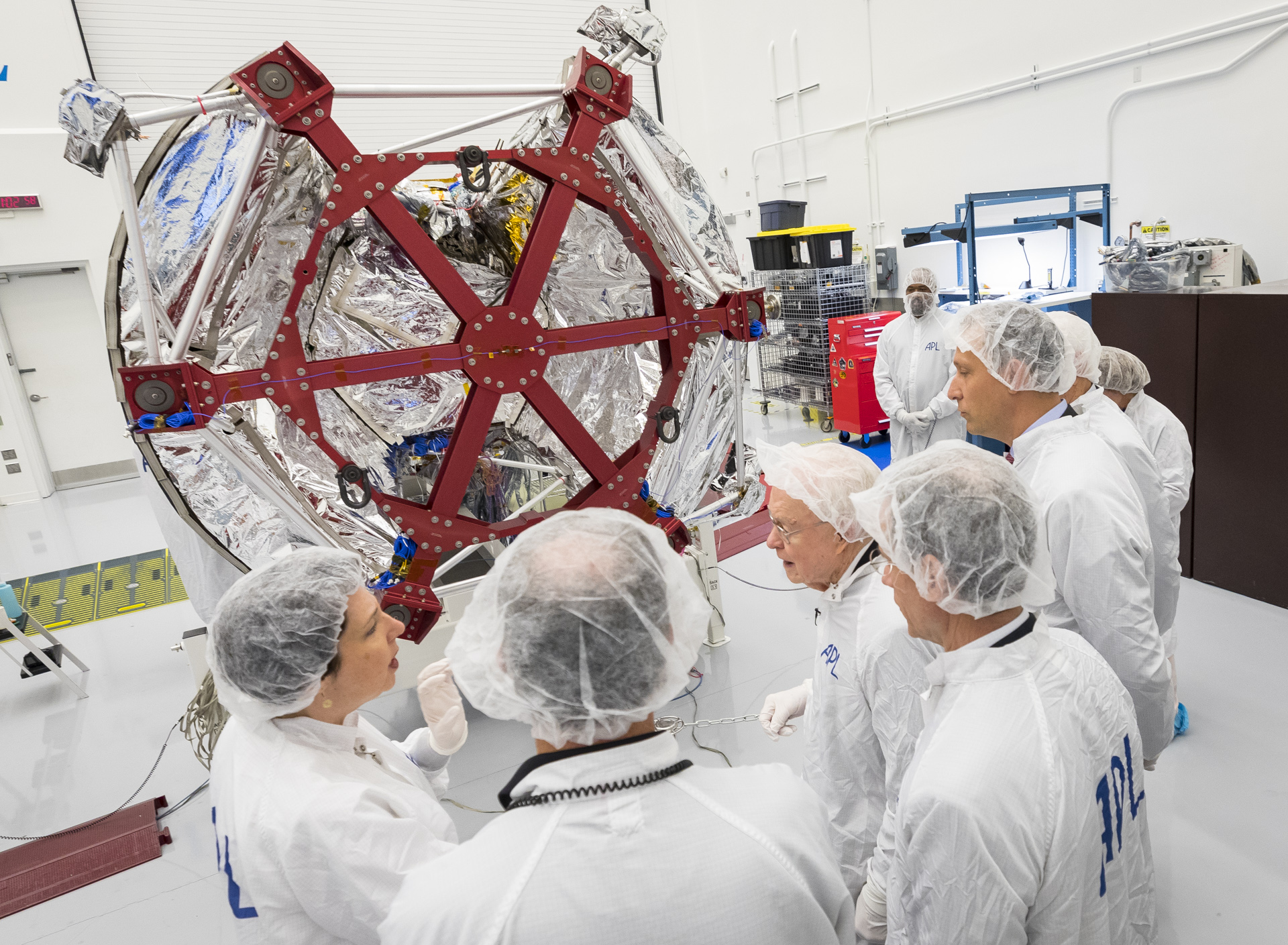 Parker Solar Probe in APL clean room