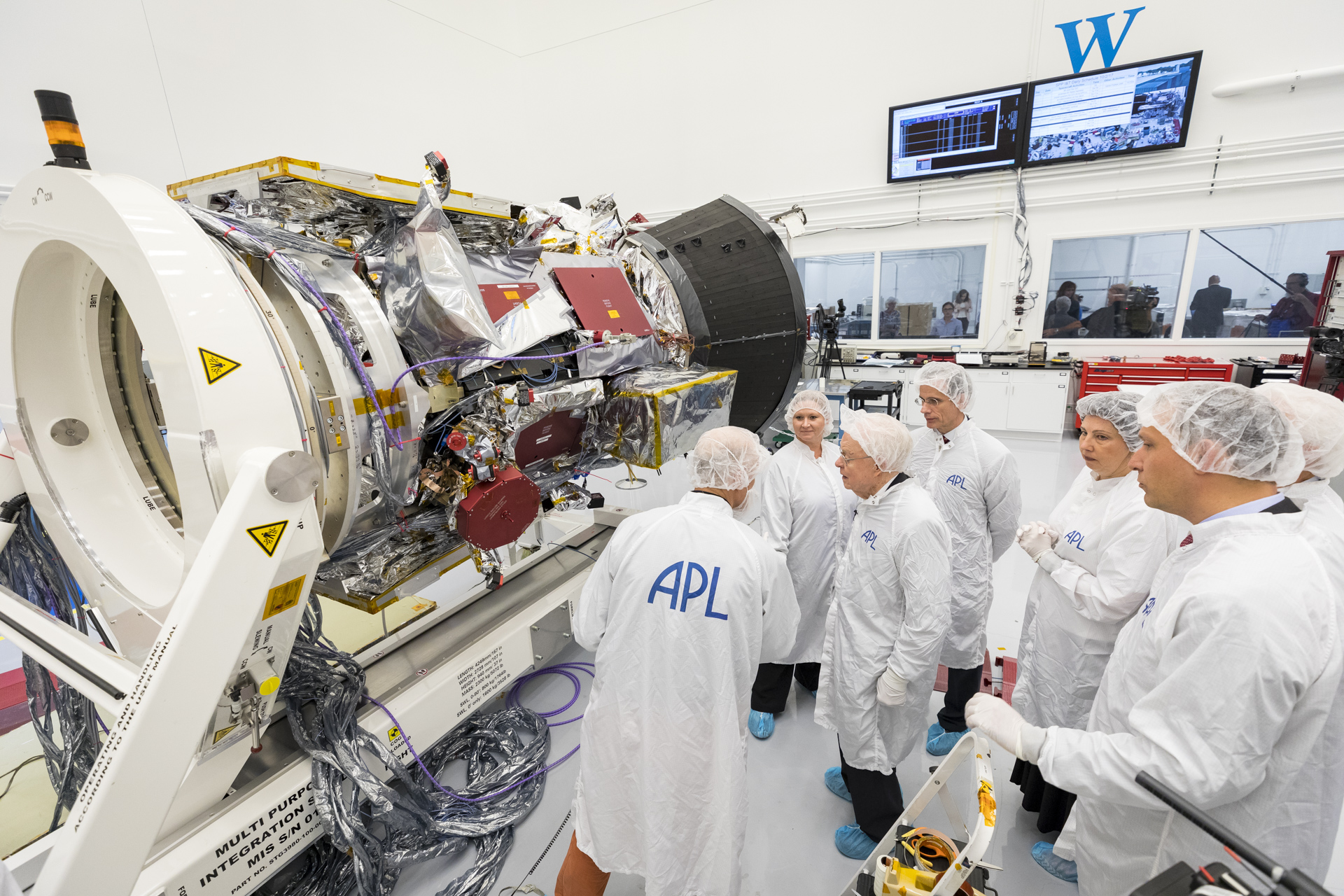 Parker Solar Probe in APL clean room