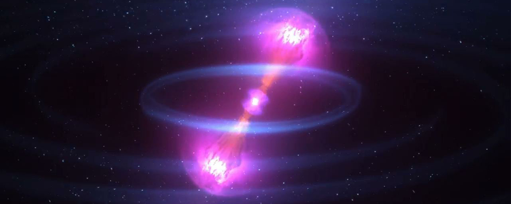 still from animation showing neutron stars
