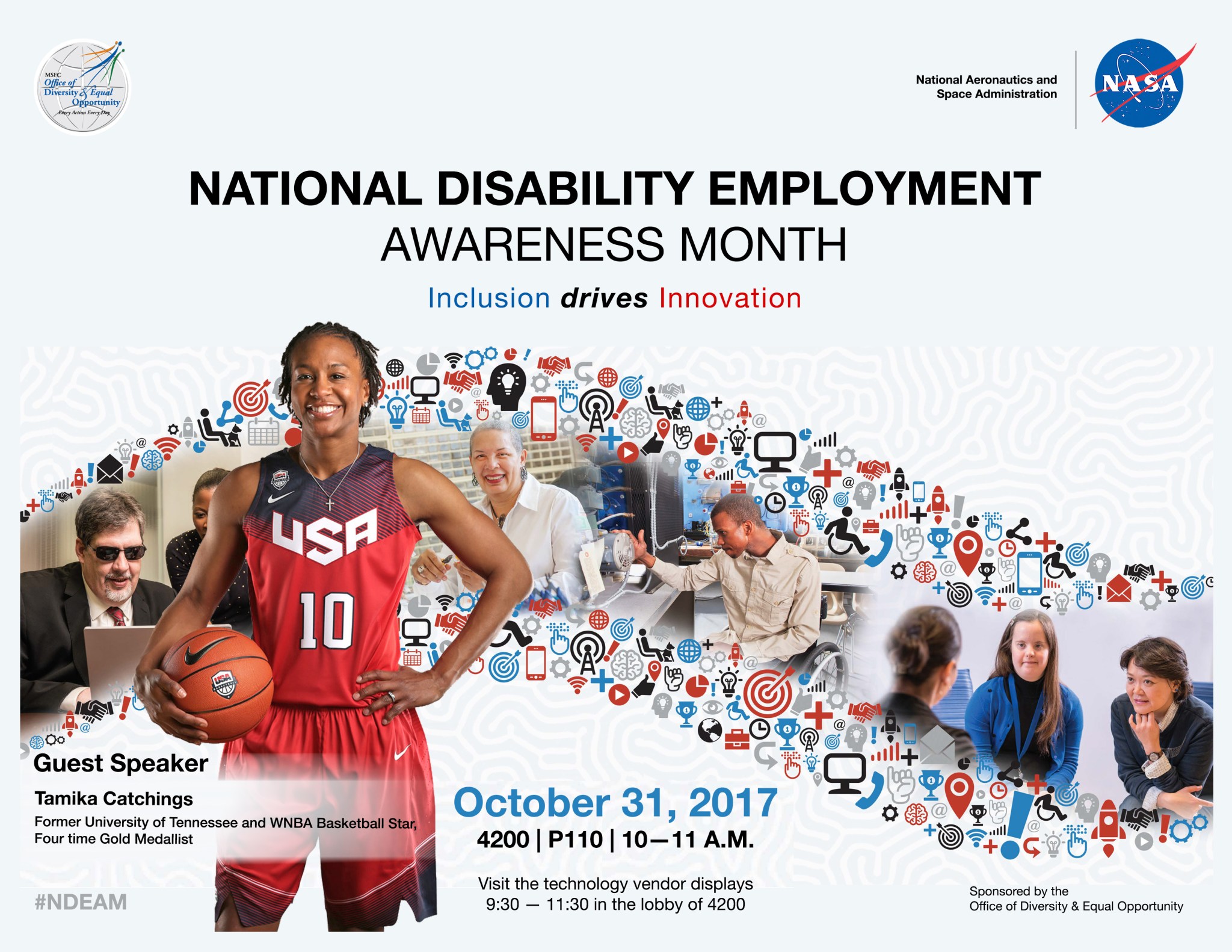 NASA's Marshall Space Flight Center celebrates National Disability Employment Awareness Month this October.