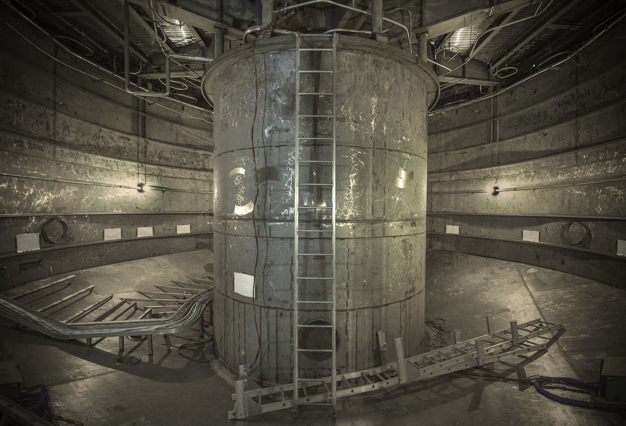 This large, empty area, called the plenum, sits just below Chamber A at NASA’s Johnson Space Center in Houston.