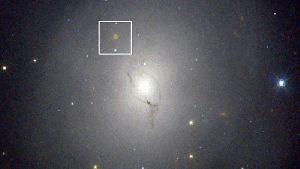 kilonova associated with GW170817 (box) was observed by NASA's Hubble Space Telescope and Chandra X-ray Observatory