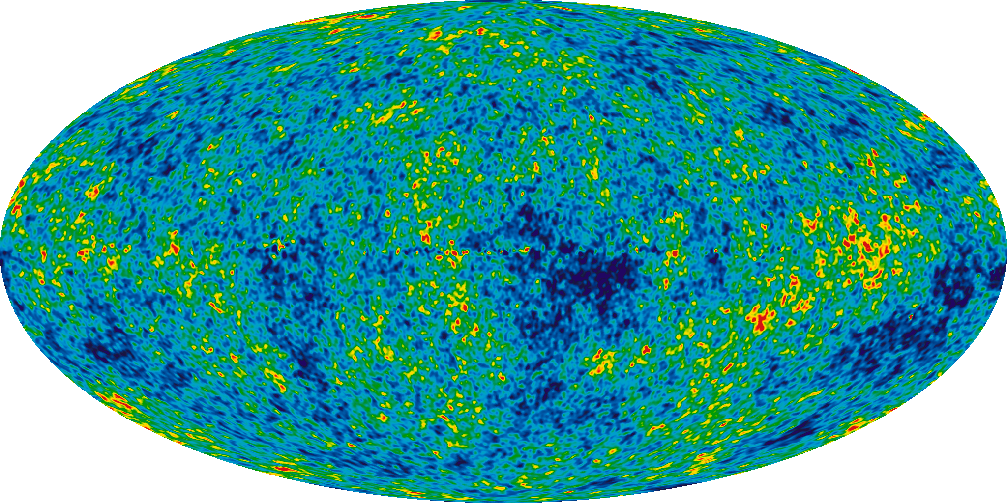 All-sky image of the infant universe, created from nine years of data from the Wilkinson Microwave Anisotropy Probe