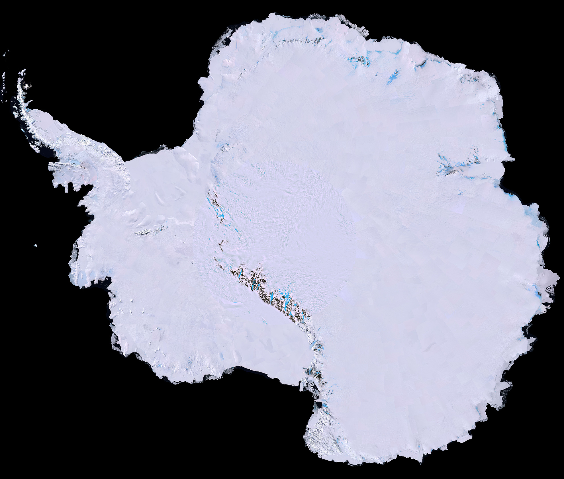 Landsat Image Mosaic of Antarctica