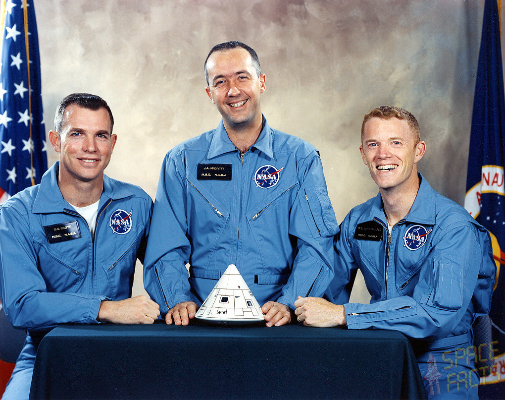 The prime crew named on November 20, 1967, for the second  Apollo mission.