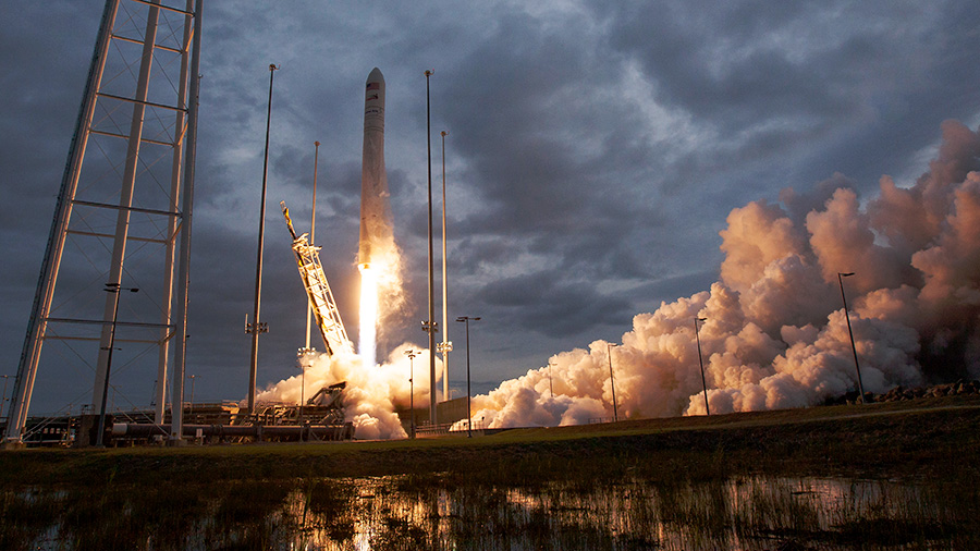 Cygnus Launches Aboard Antares Rocket
