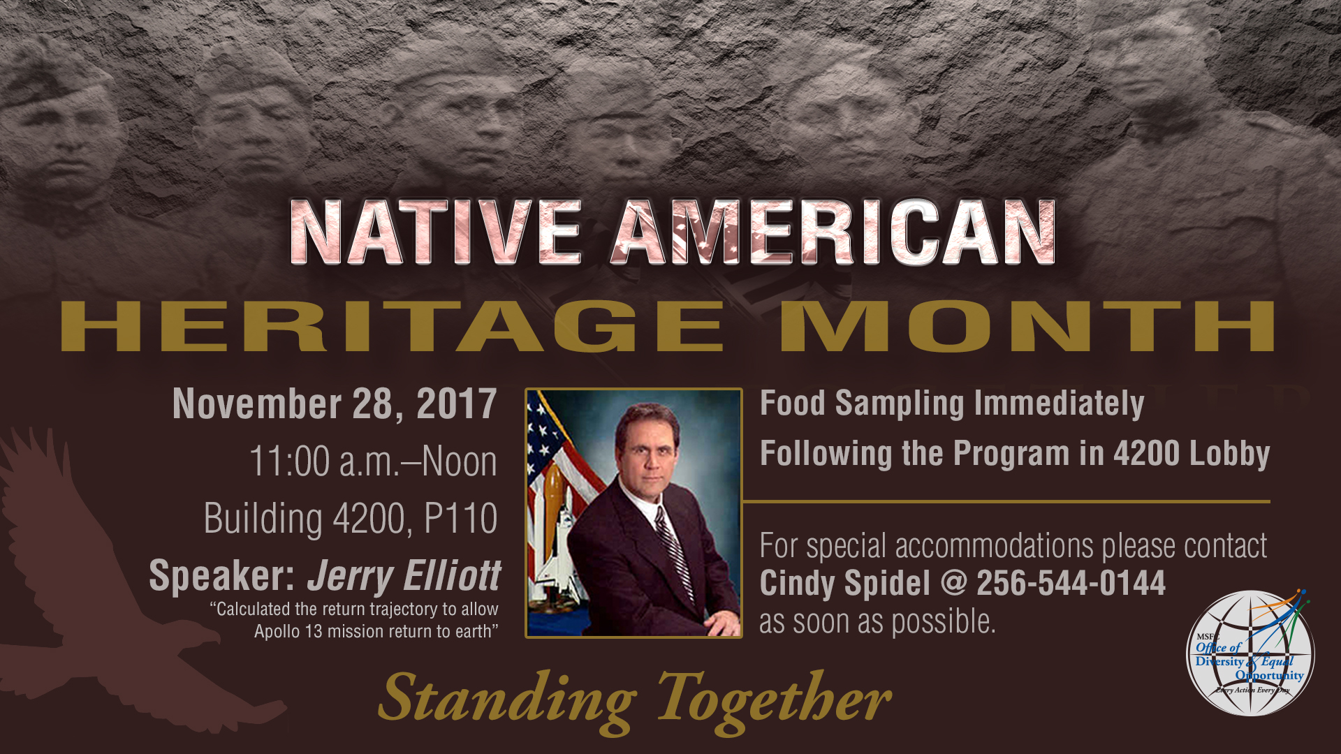 Marshall's Native American Heritage Month Celebration poster