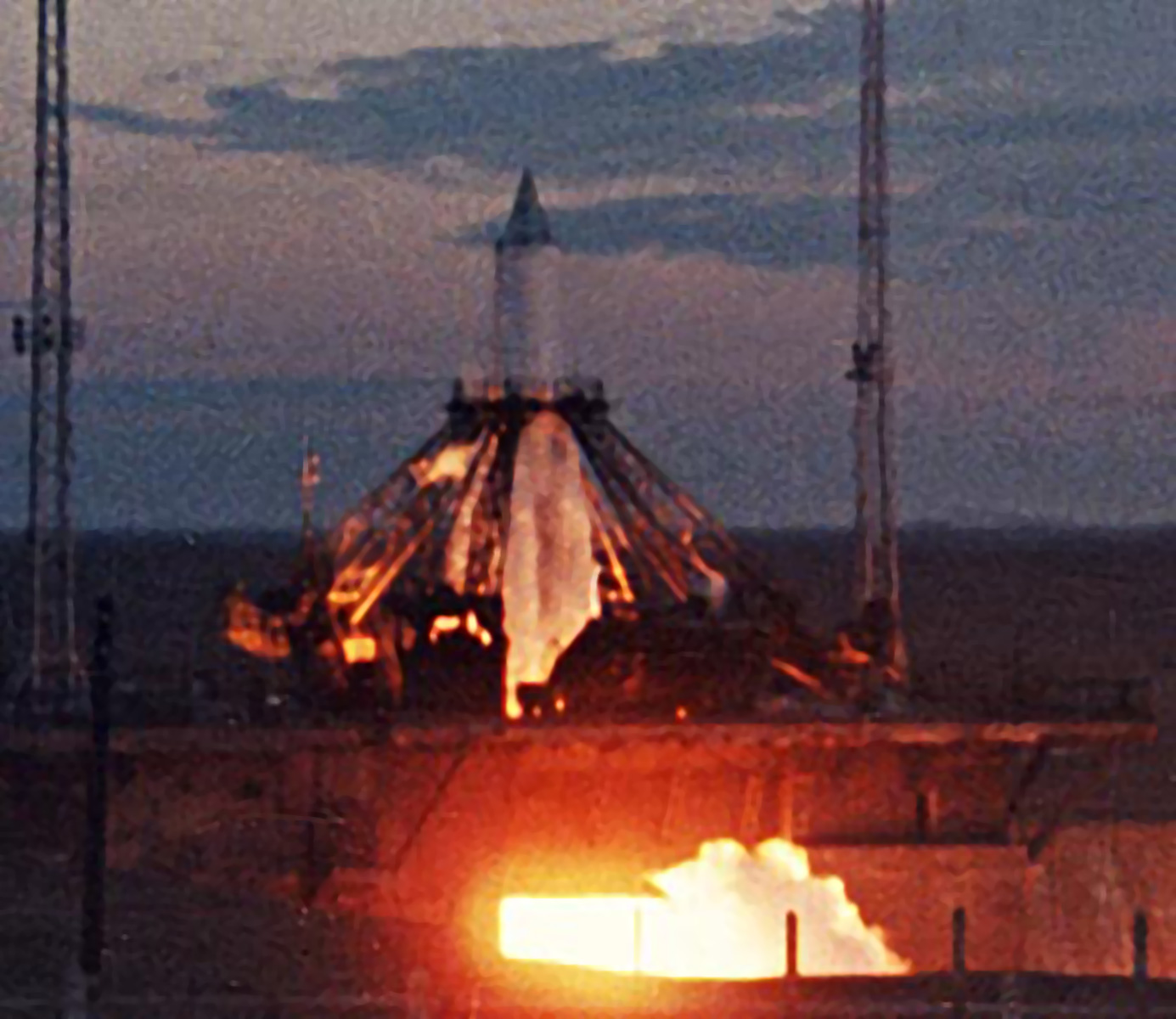 Launch of Sputnik 2 from the Baykonur Cosmodrome