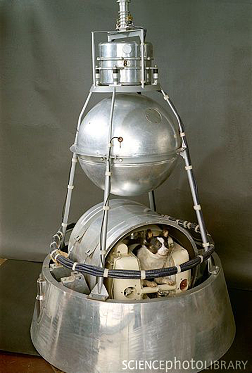 Mockup of Sputnik 2