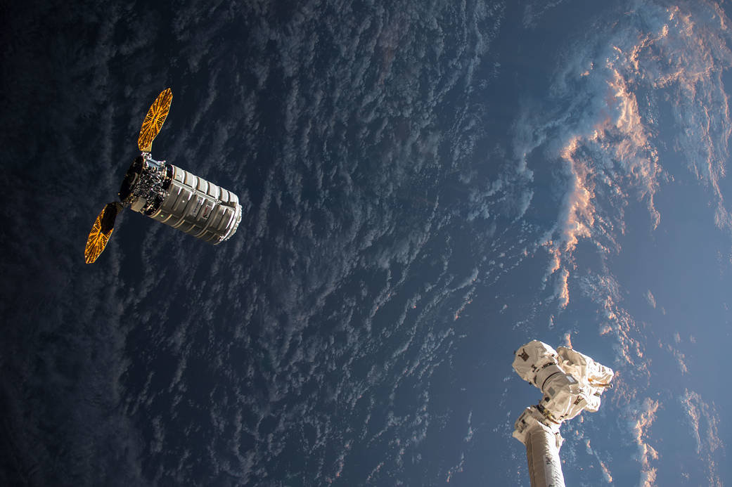 Cygnus Delivery to ISS