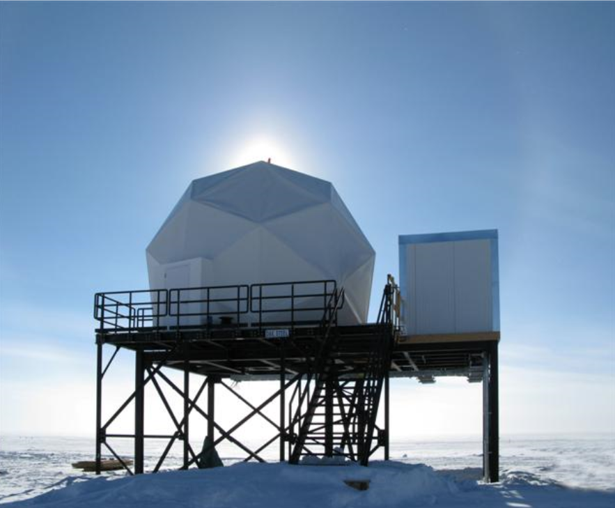Image showing the South Pole TDRS Relay System.