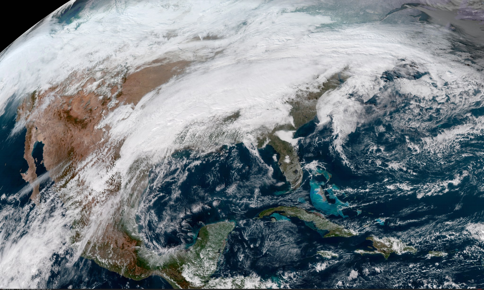 GOES-East image of the U.S.
