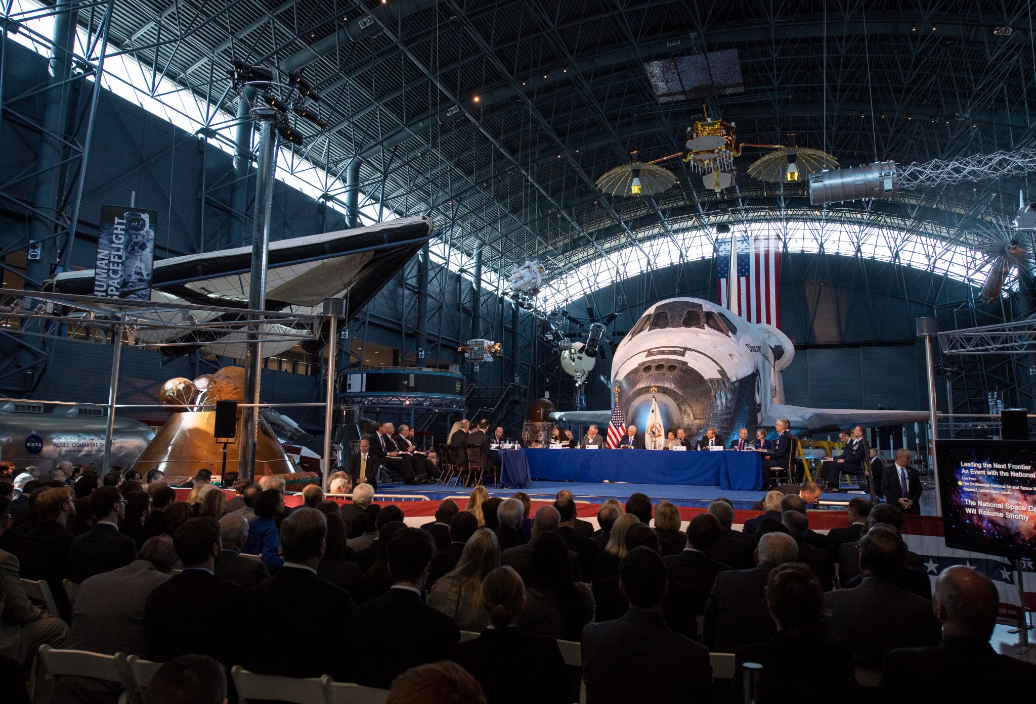 National Space Council meeting-Oct. 5, 2017