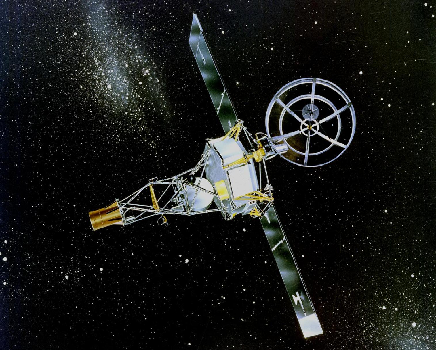Artist’s impression of the Mariner 2 spacecraft