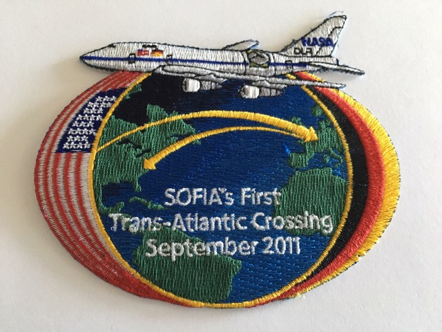 Patch: SOFIA First Trans-Atlantic Flight