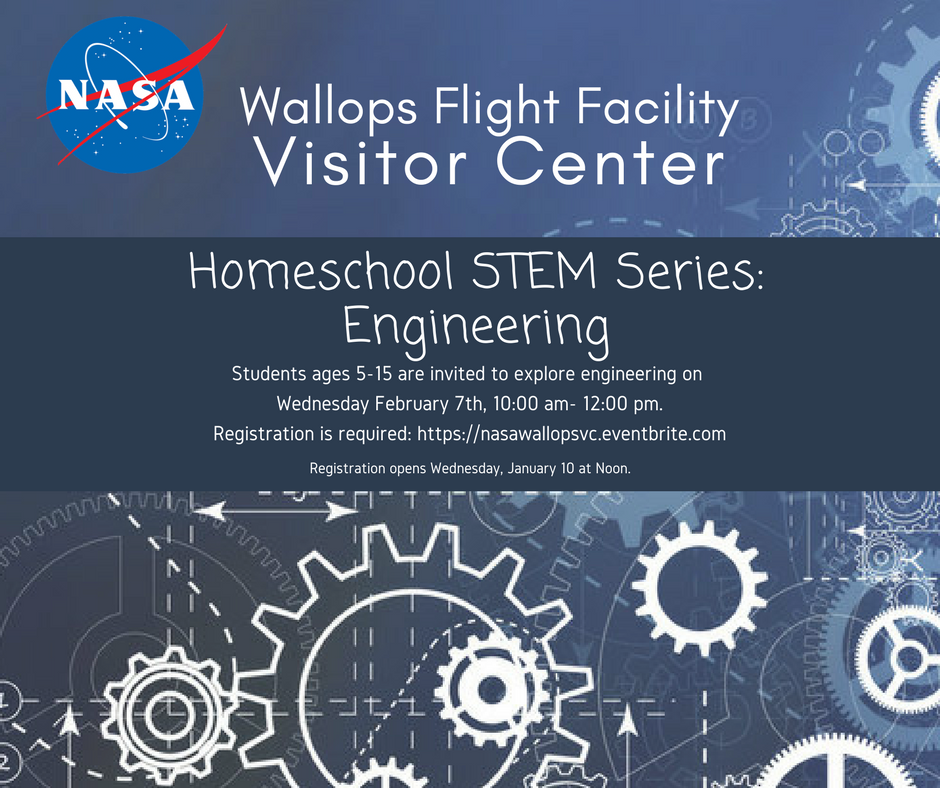 Engineering Program for Homeschool Students Feb. 7 at NASA Visitor Center