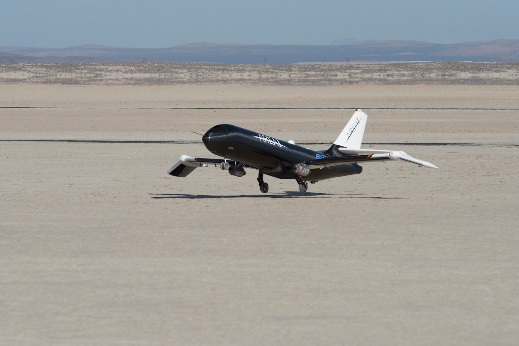 NASA used a remotely-controlled flight testbed called Prototype Technology-Evaluation Research Aircraft, or PTERA, to test the s