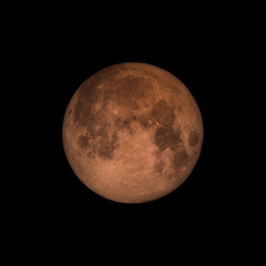 moon during lunar eclipse